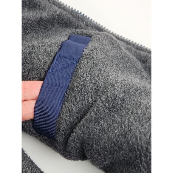 NATURALIFE Men's Blue with Gray Fleece Lined Vest - 47” Chest (L) - Picture 8 of 12